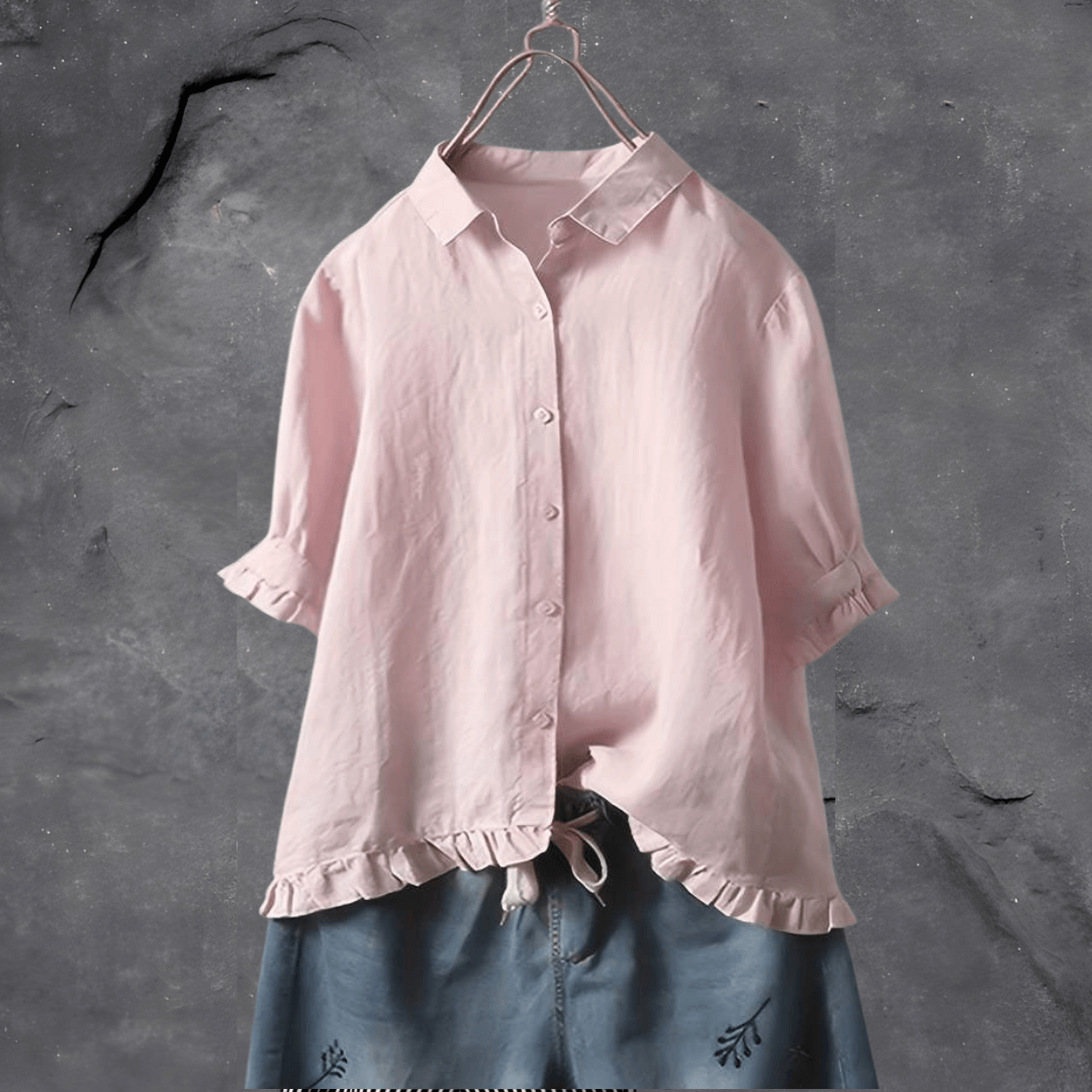 Elisa - Elegant Cotton Shirt