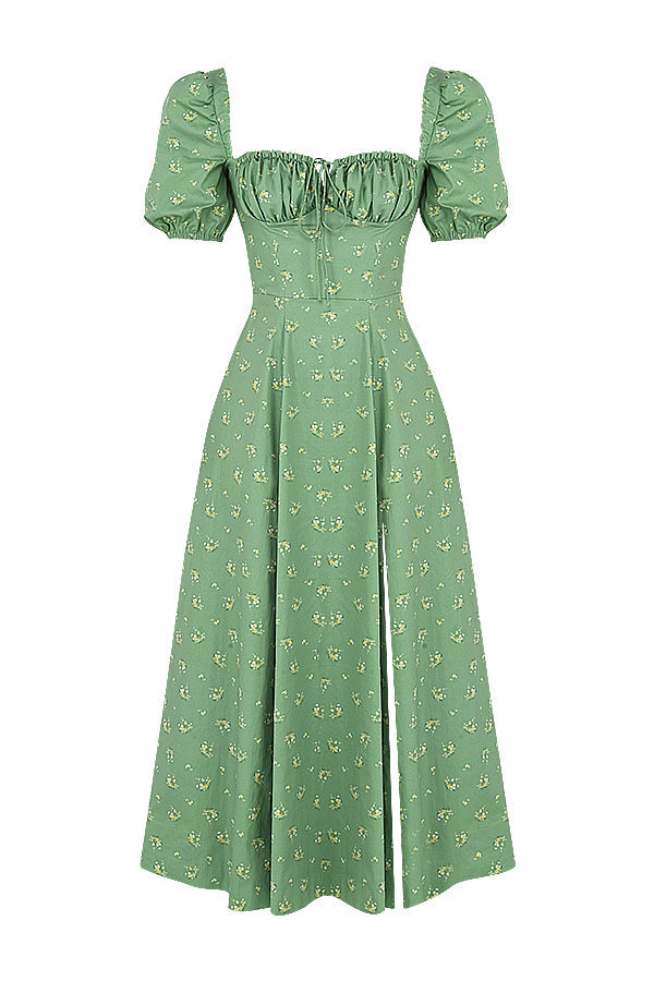 Aviana - Puff Sleeve Bloom Dress
