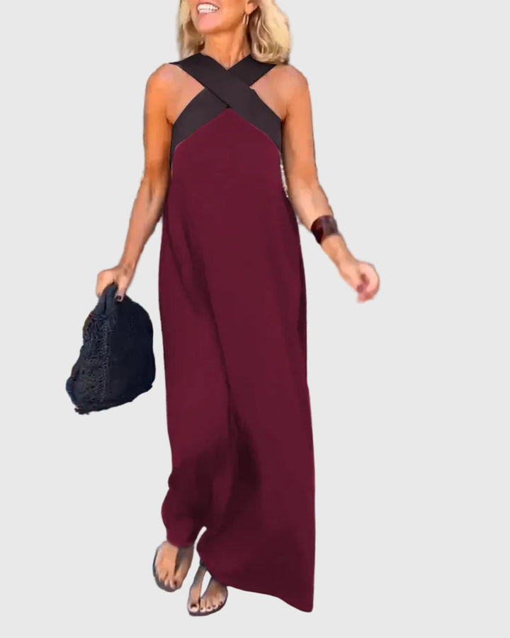 Elena | Elegant Fluid Maxi Dress