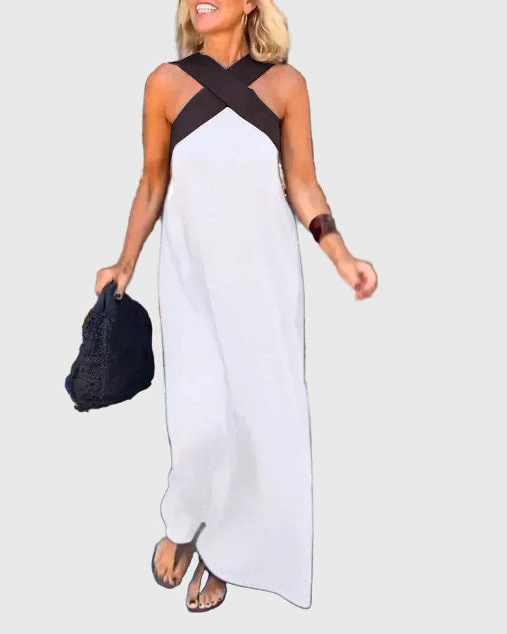 Elena | Elegant Fluid Maxi Dress