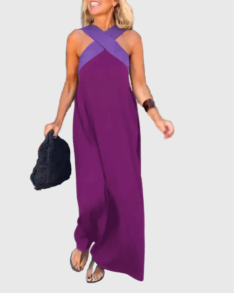 Elena | Elegant Fluid Maxi Dress