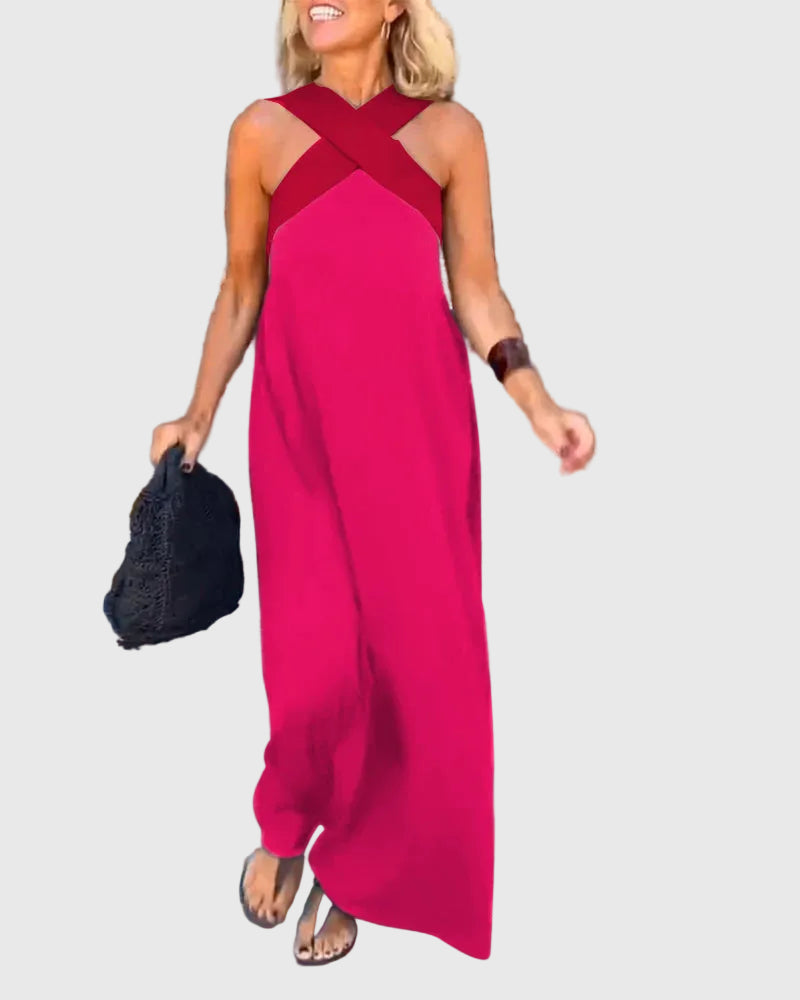 Elena | Elegant Fluid Maxi Dress