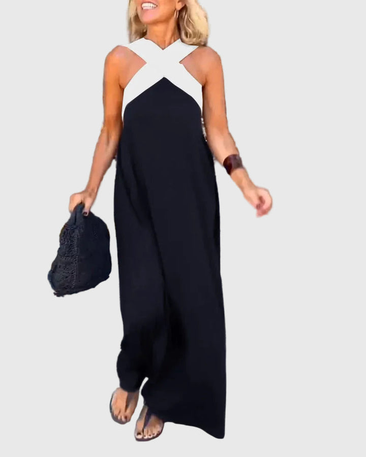 Elena | Elegant Fluid Maxi Dress