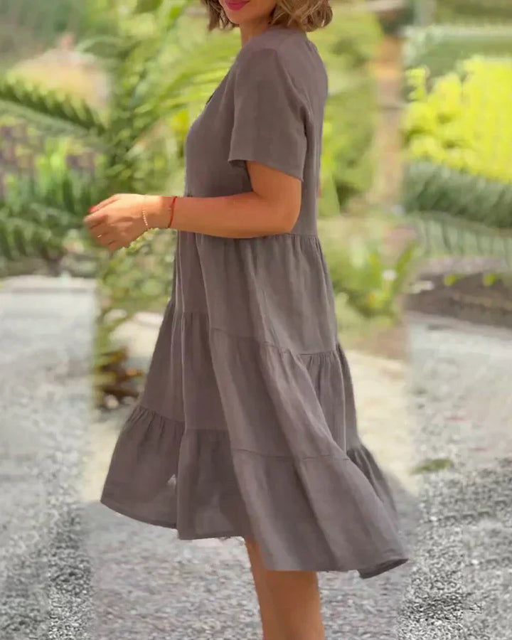Bexley - Casual Summer Dress with V-Neck