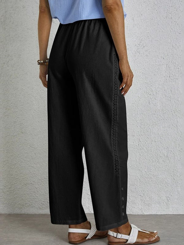 Shania - Relaxed Buttoned Trousers