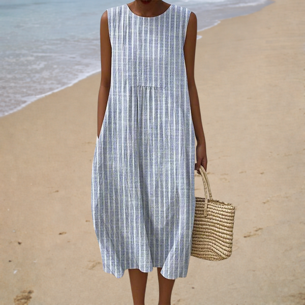 Comfortable sleeveless summer dress