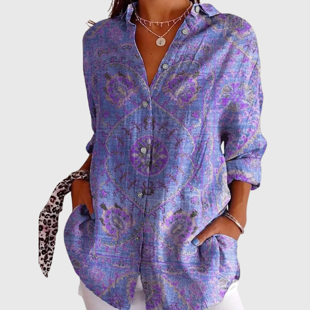 Lightweight and Colourful Printed Blouse