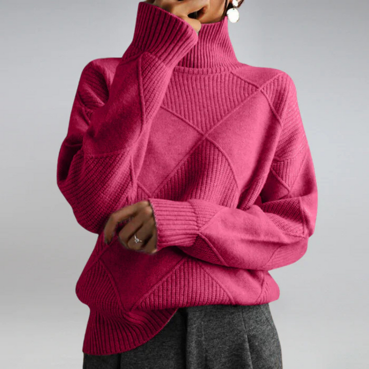 Lauren | Luxurious Cashmere Roll Neck Jumper