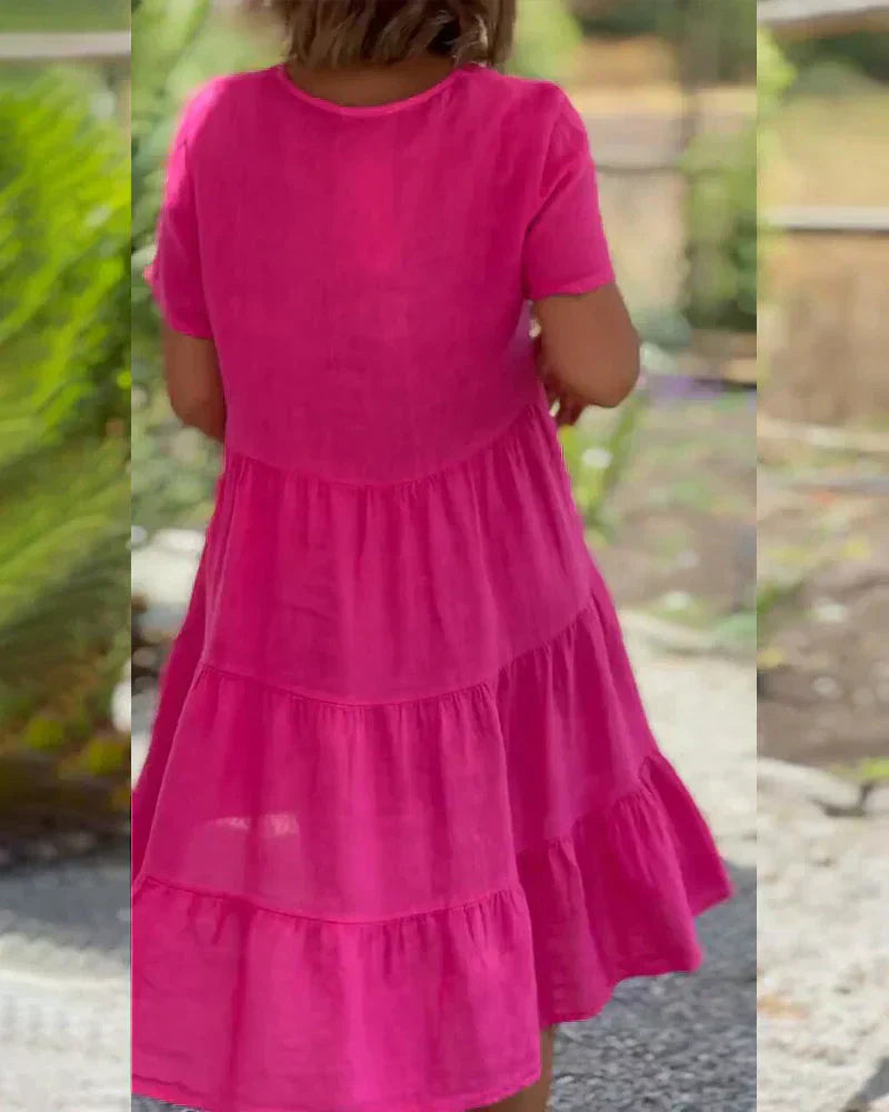 Bexley - Casual Summer Dress with V-Neck