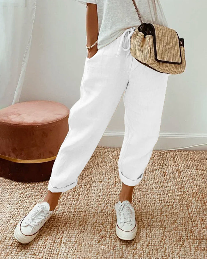 Elegant Comfort Fluid Trousers