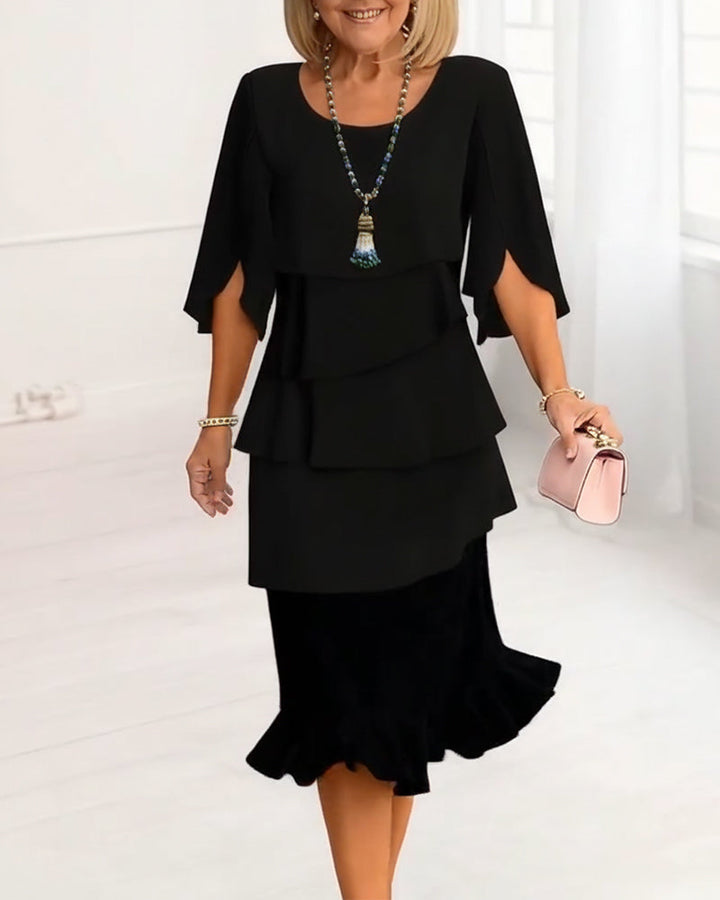 Sophie | Elegant, flowing dress with ruffles