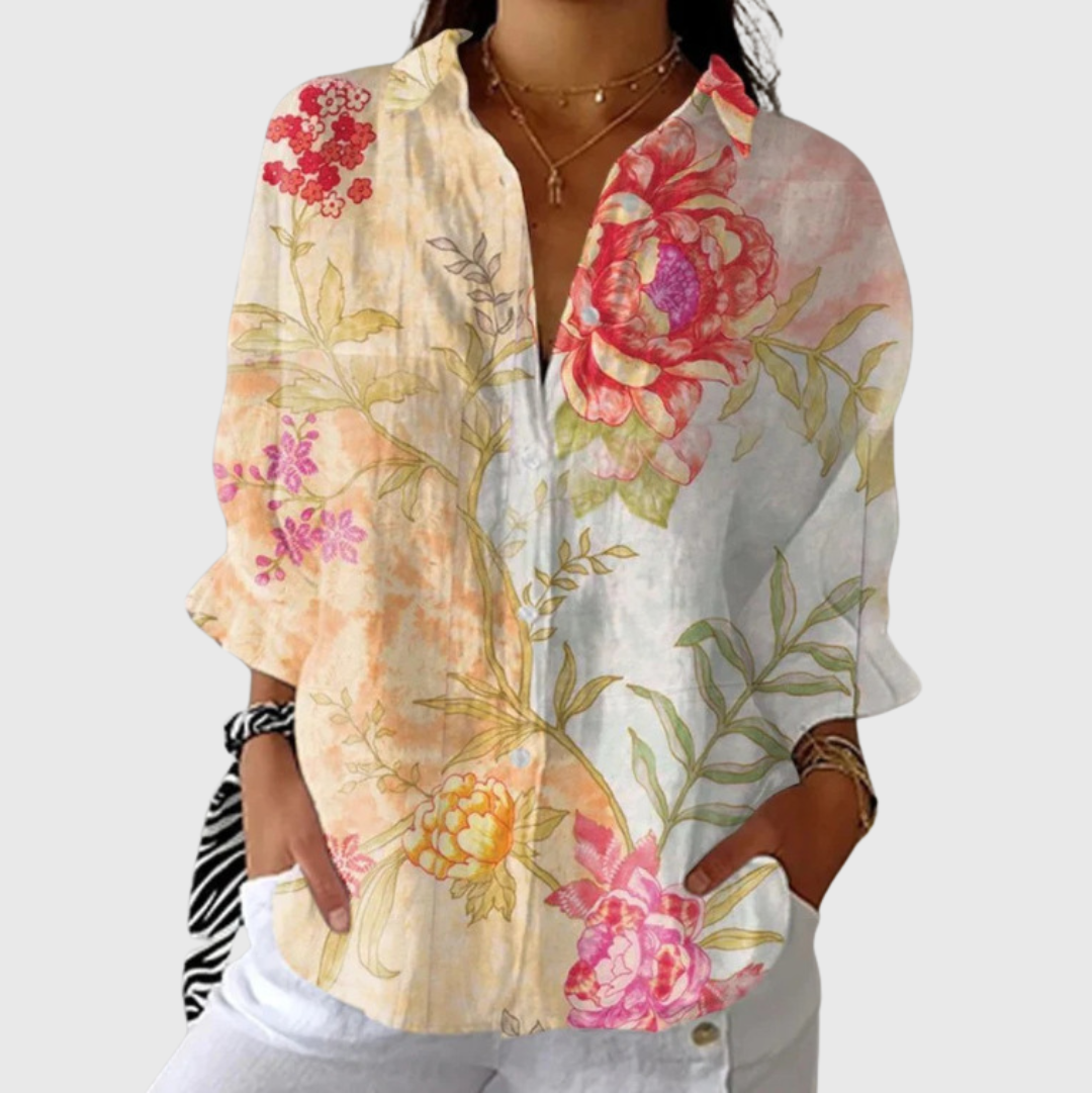 Lightweight and Colourful Printed Blouse