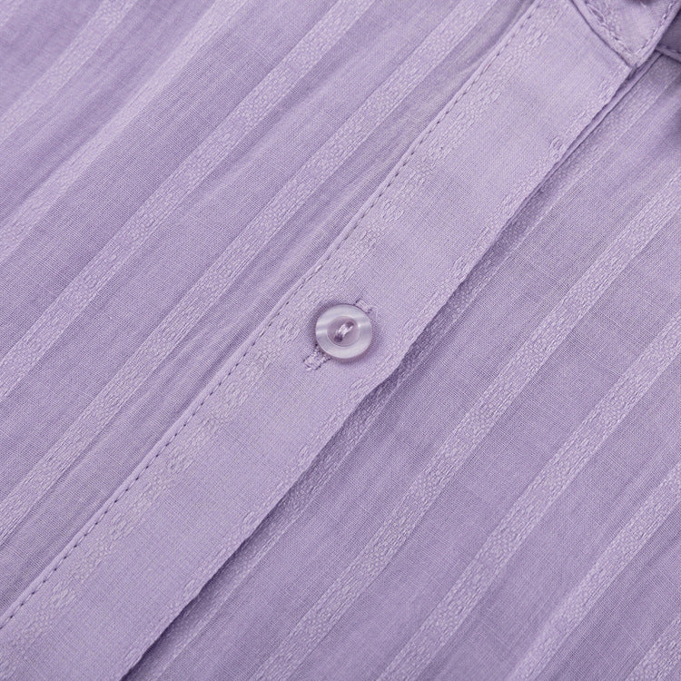 Viola - Button-Up Shirt and Breezy Shorts Set