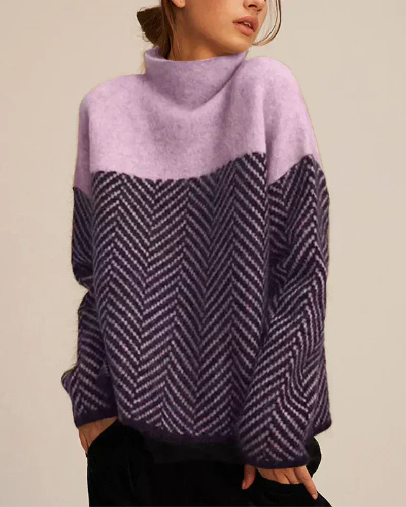Norah | Cotton High Neck Jumper