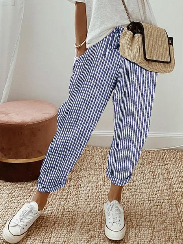 Elegant Comfort Fluid Trousers