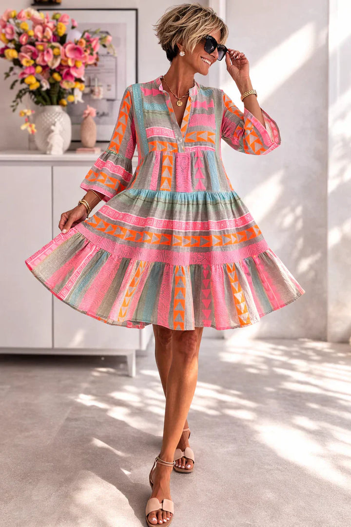 NOVA | Vibrant Midi Dress with Airy Comfort for the Weekend