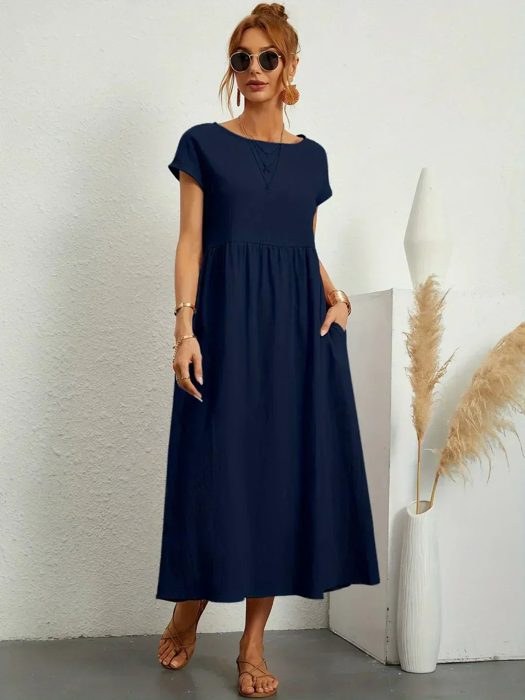 HEIKE | FLOATING MIDI DRESS OF TIMELESS ELEGANCE