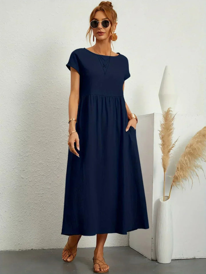 HEIKE | FLOATING MIDI DRESS OF TIMELESS ELEGANCE