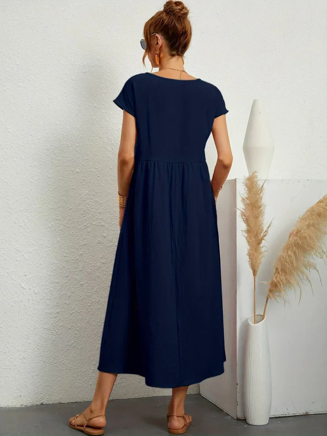 HEIKE | FLOATING MIDI DRESS OF TIMELESS ELEGANCE