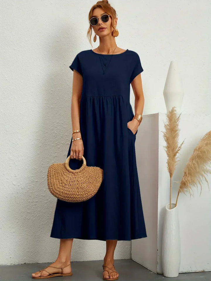 HEIKE | FLOATING MIDI DRESS OF TIMELESS ELEGANCE