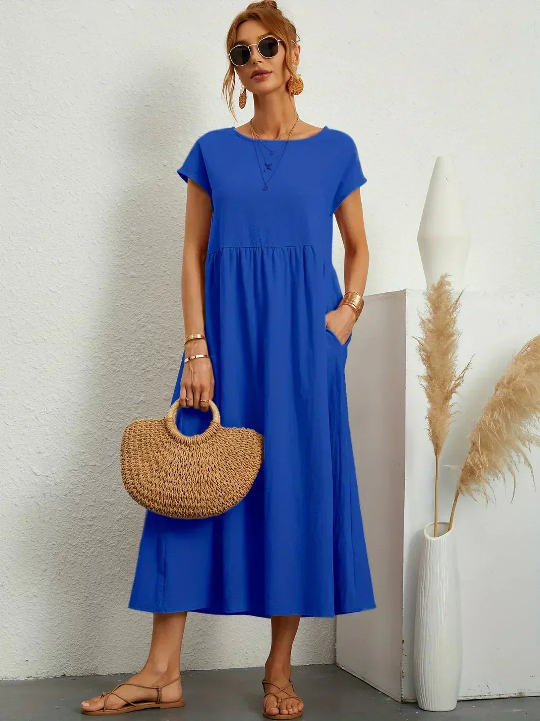 HEIKE | FLOATING MIDI DRESS OF TIMELESS ELEGANCE