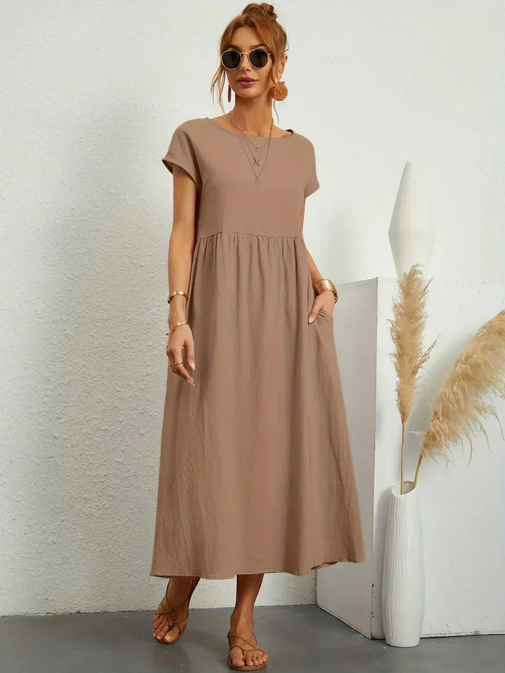 HEIKE | FLOATING MIDI DRESS OF TIMELESS ELEGANCE