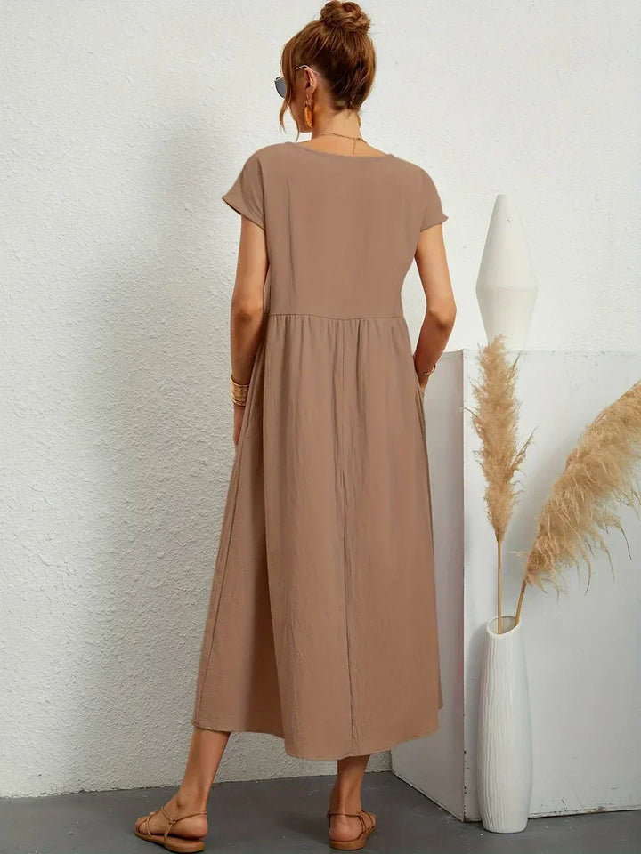 HEIKE | FLOATING MIDI DRESS OF TIMELESS ELEGANCE