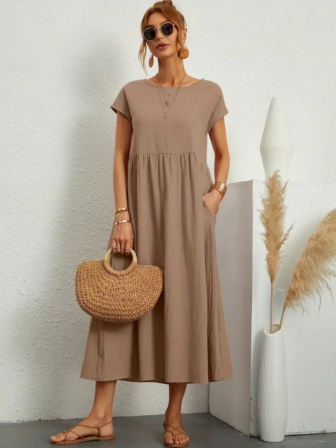HEIKE | FLOATING MIDI DRESS OF TIMELESS ELEGANCE