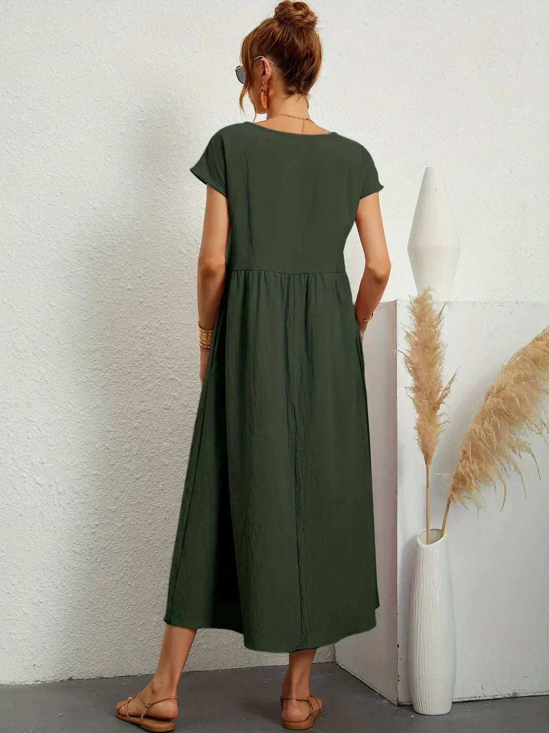 HEIKE | FLOATING MIDI DRESS OF TIMELESS ELEGANCE