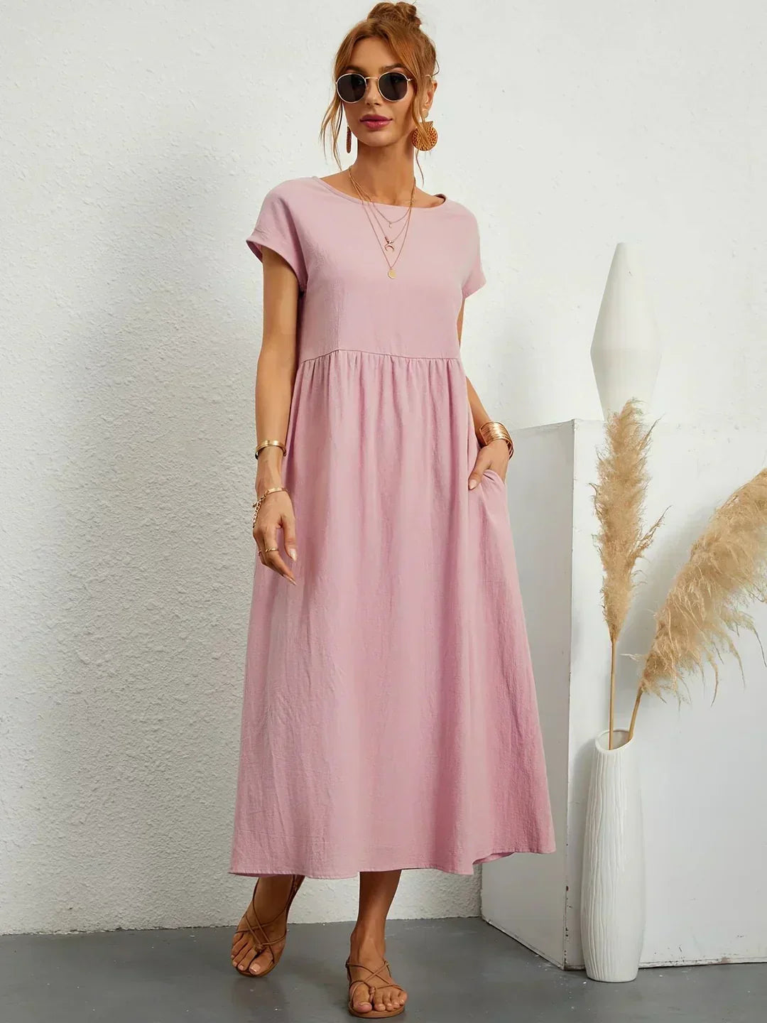 HEIKE | FLOATING MIDI DRESS OF TIMELESS ELEGANCE