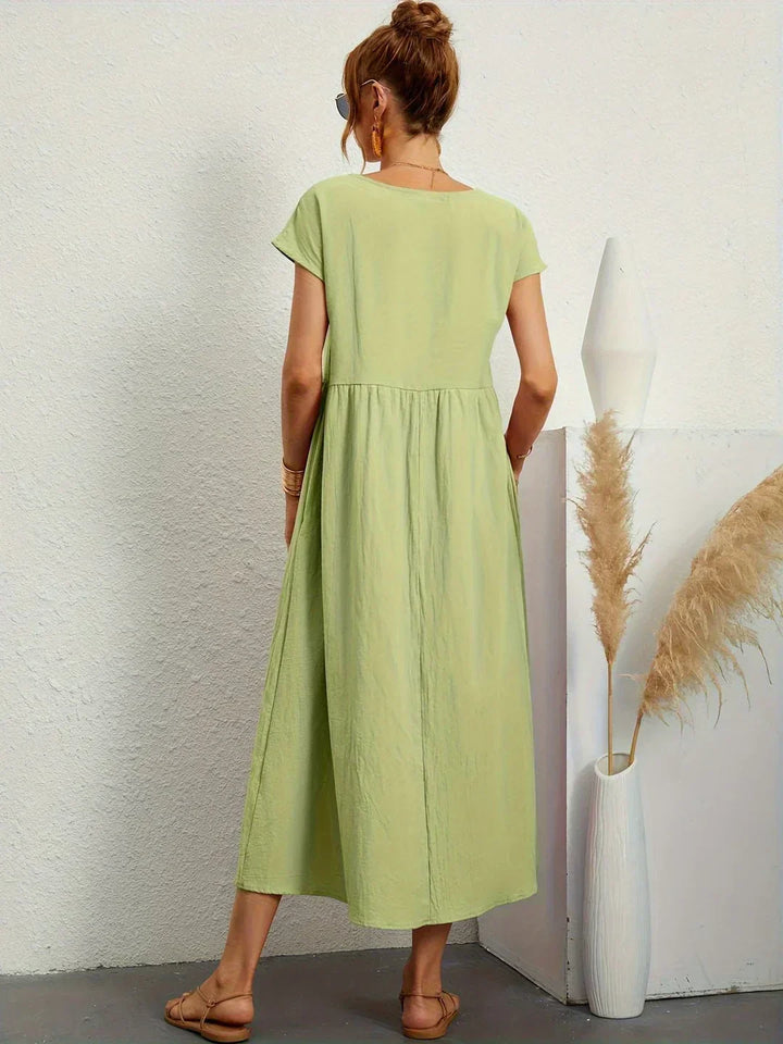 HEIKE | FLOATING MIDI DRESS OF TIMELESS ELEGANCE