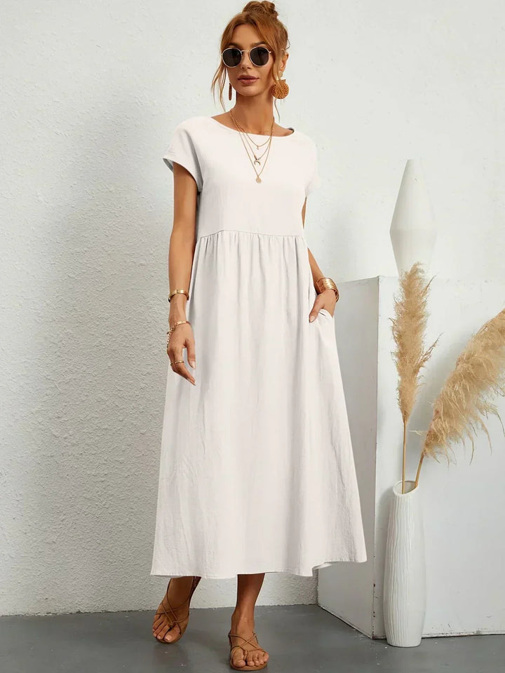 HEIKE | FLOATING MIDI DRESS OF TIMELESS ELEGANCE