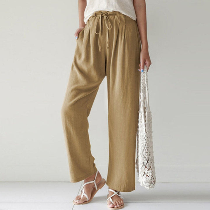 Vara - Relaxed Fit Drawstring Trousers