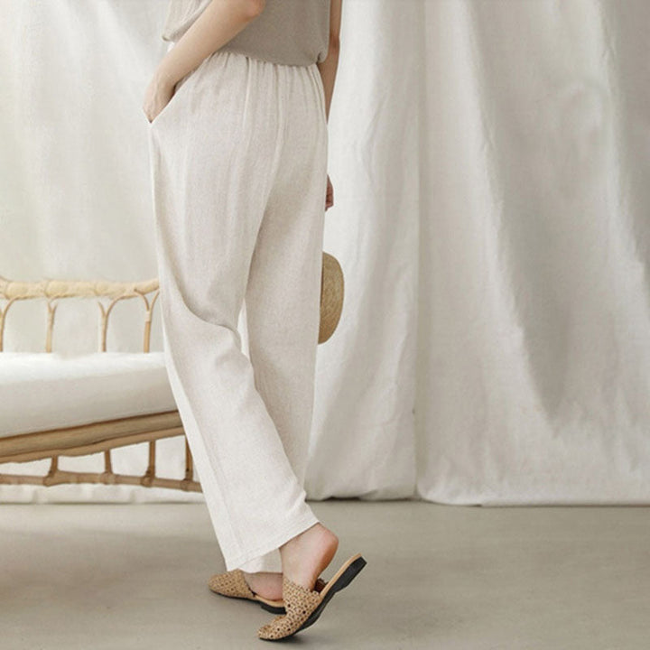 Vara - Relaxed Fit Drawstring Trousers