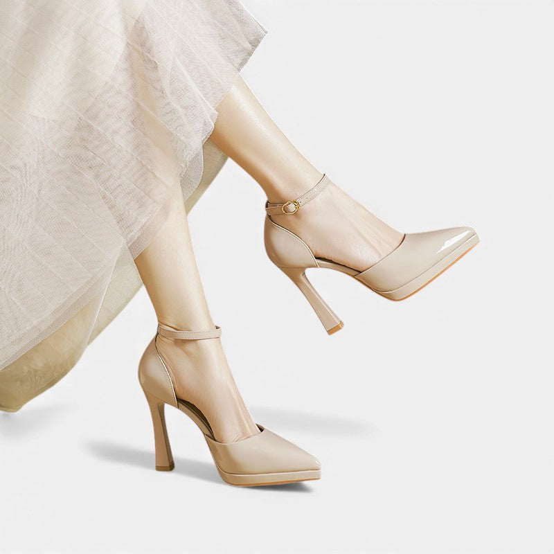 Leather Heels Evette