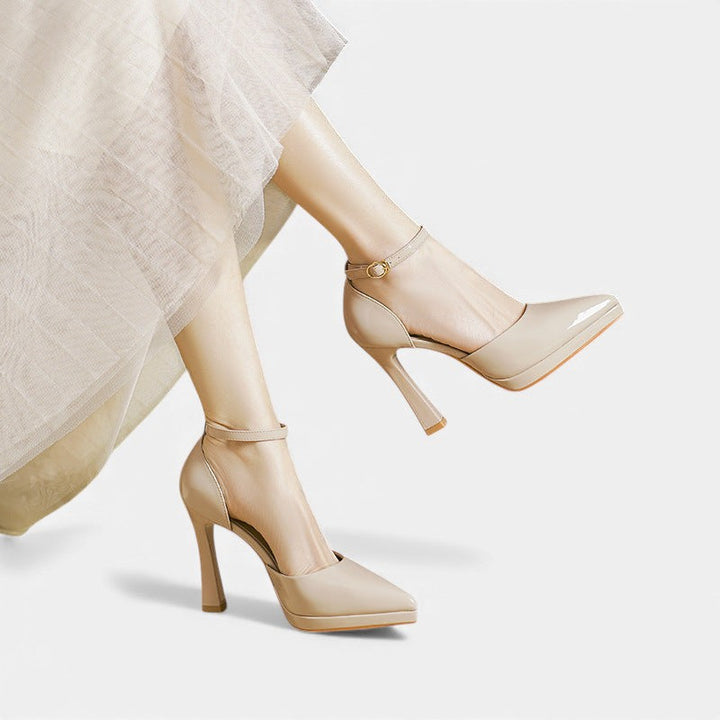 Leather Heels Evette