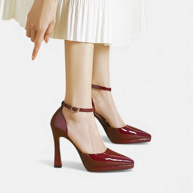 Leather Heels Evette