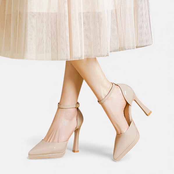 Leather Heels Evette