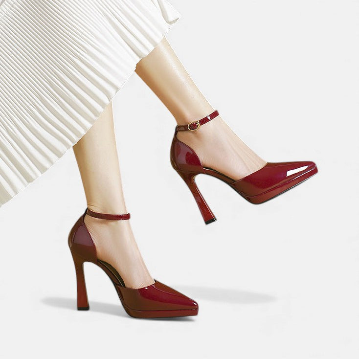 Leather Heels Evette
