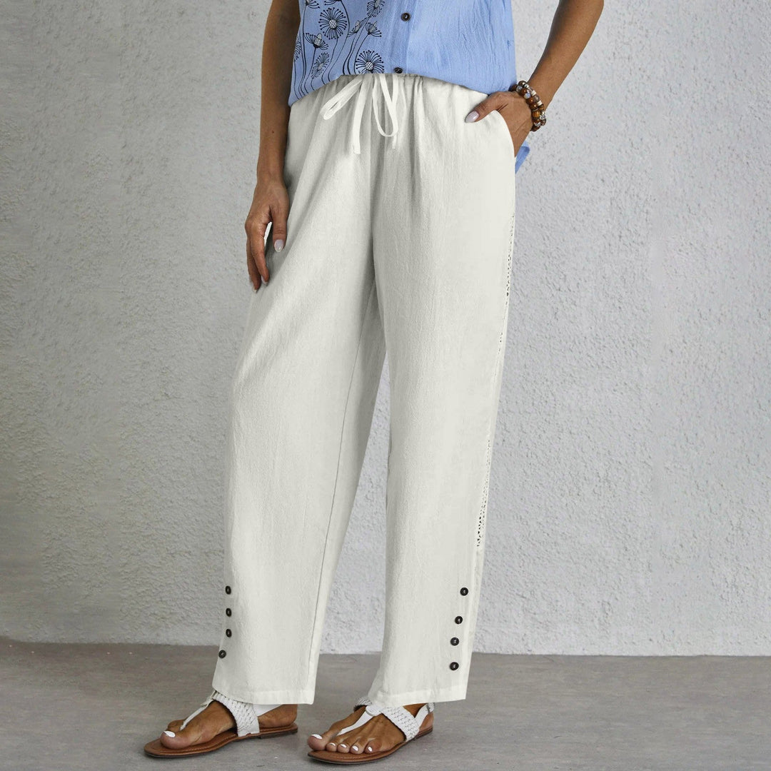 Shania - Relaxed Buttoned Trousers