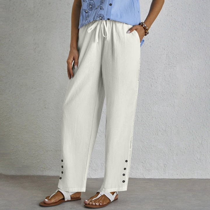 Shania - Relaxed Buttoned Trousers