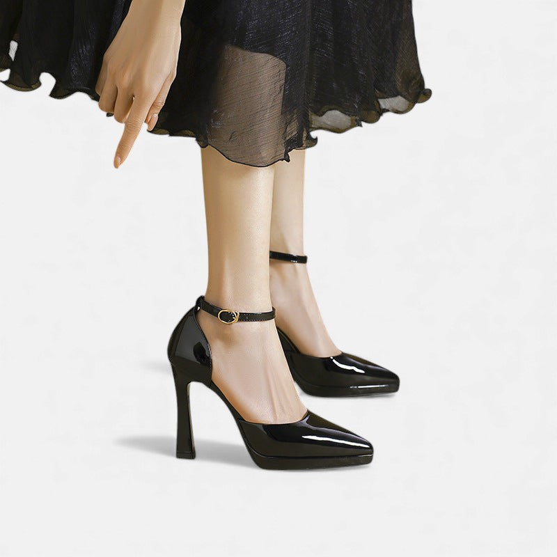 Leather Heels Evette