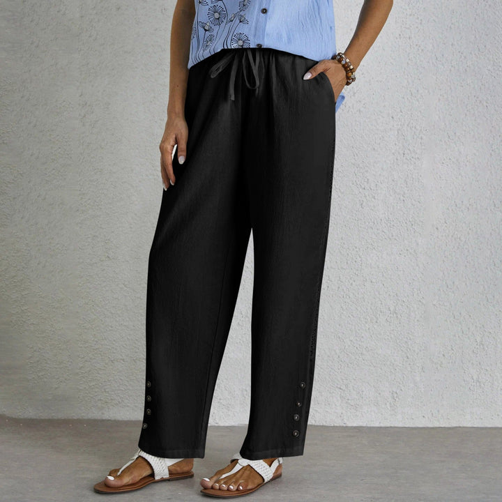 Shania - Relaxed Buttoned Trousers