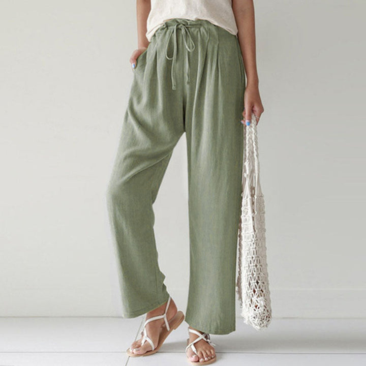 Vara - Relaxed Fit Drawstring Trousers