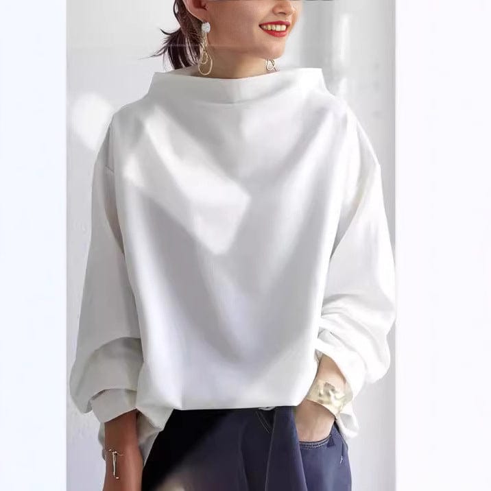 Lisa | Casual Top with High Neck