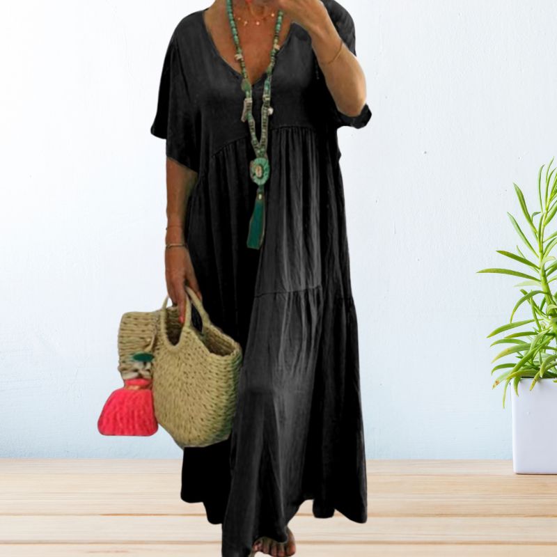 Maelis | Cotton Linen Dress