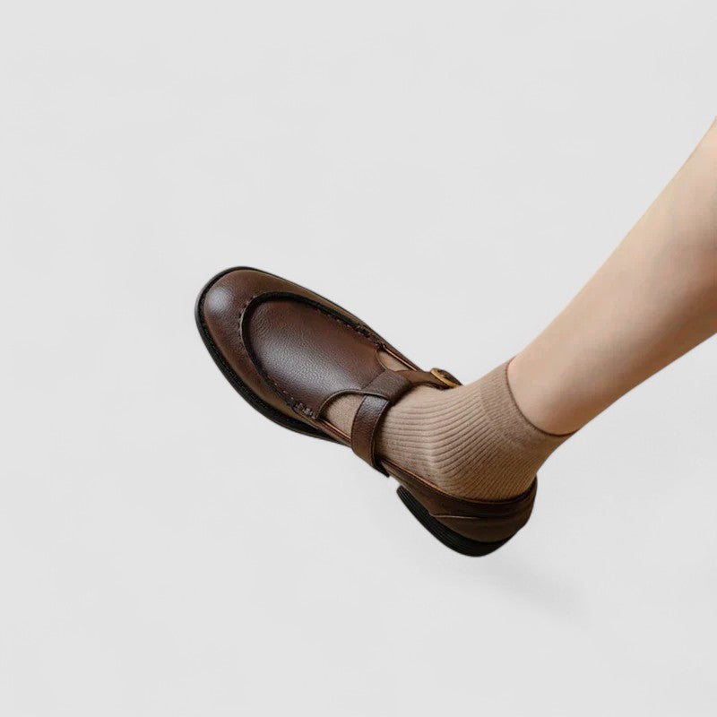 Zhelynne | Orthopaedic Mary Jane Shoes with Square Toe