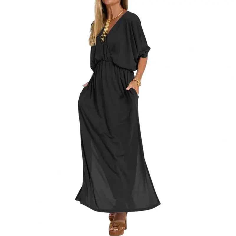 ISABELLA | Long flowing dress with a unique style for any occasion