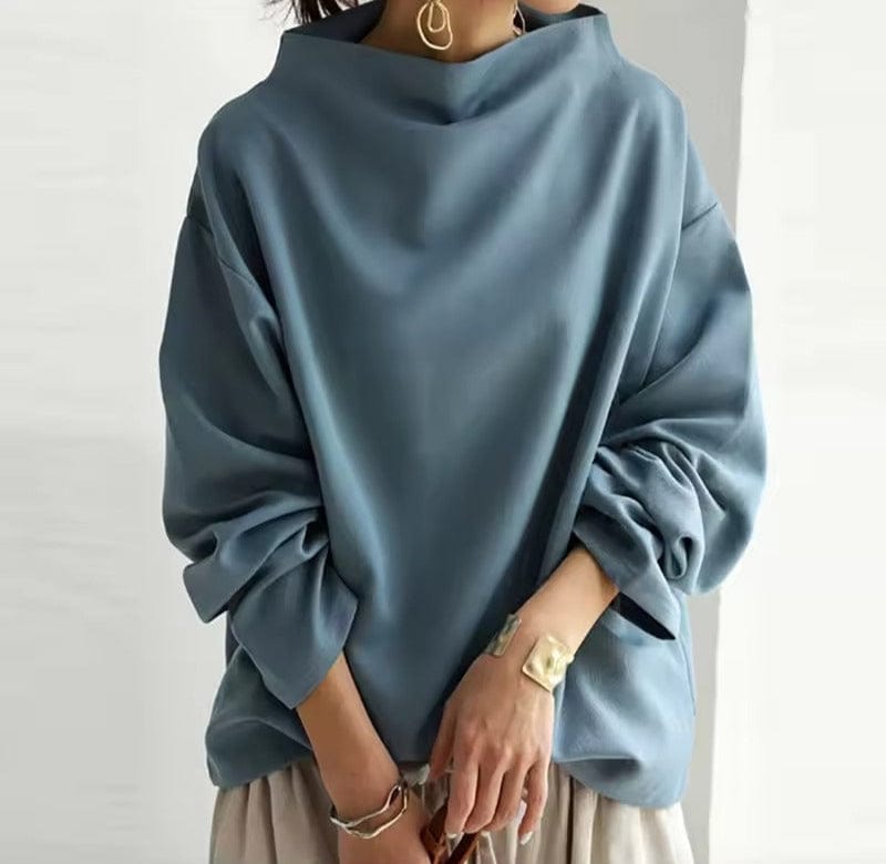 Lisa | Casual Top with High Neck