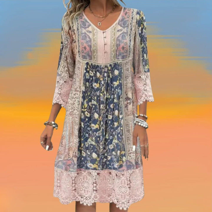 NAYA | MIDI BOHO LUXE DRESS